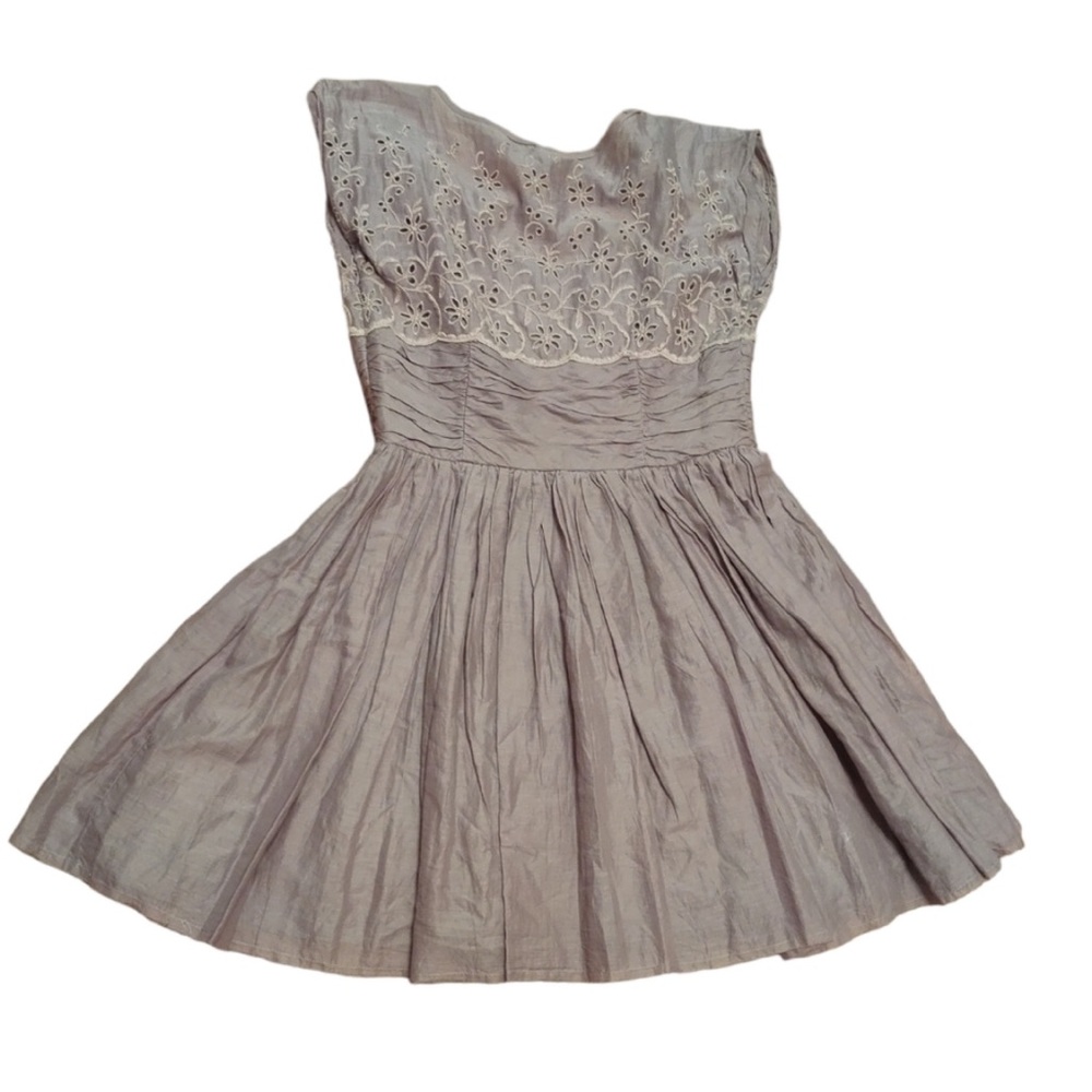 Free People Rose Garden Eyelet Dress - Picture 5 of 6